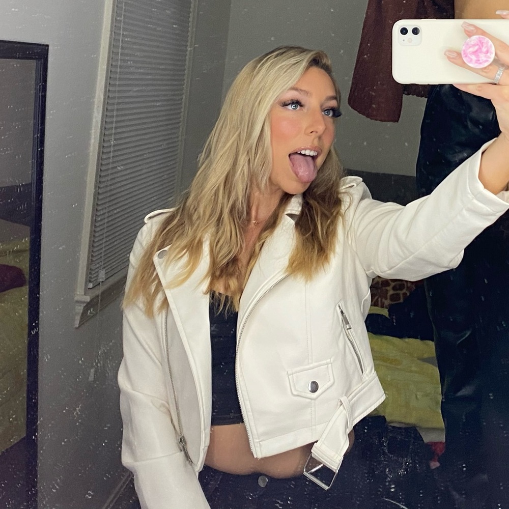 White Leather Jacket